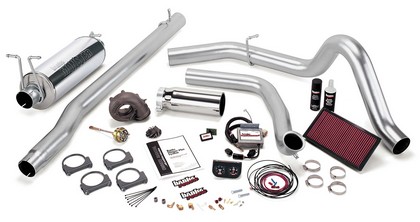 Banks Stinger-Plus System - Single Exhaust (Black Stainless Steel Tip)