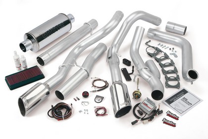 Banks Six-Gun Bundle - Dual Exhaust (Black Stainless Steel Tips)