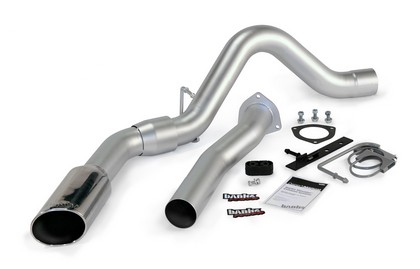 Banks Monster Exhaust System - Single (Black Stainless Steel Tip)