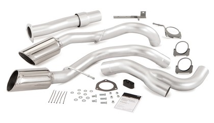 Banks Monster Exhaust System - Duals (Black Stainless Steel Tips)