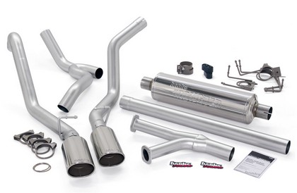 Banks Monster Exhaust - Duals (Chrome Stainless Steel Tips)