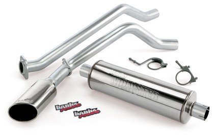 Banks Monster Exhaust System (Black Stainless Steel Tip)