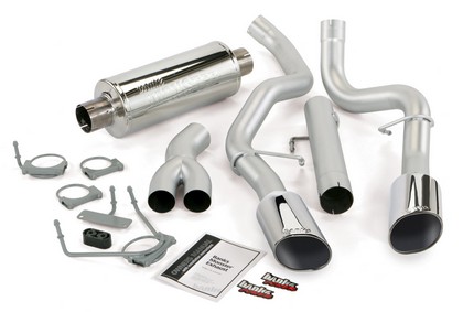 Banks Monster Exhaust - Diesel Duals (Black Stainless Steel Tips)