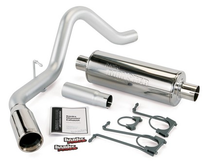 Banks Monster Exhaust System (Chrome Stainless Steel Tip)