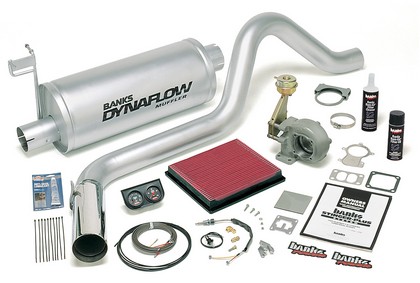 Banks Stinger-Plus System - Single Exhaust (Black Stainless Steel Tip)