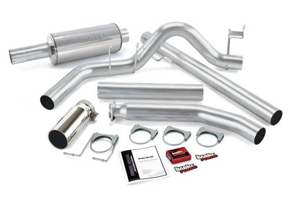 Banks Git-Kit - Single Exhaust (Chrome Stainless Steel Tip)