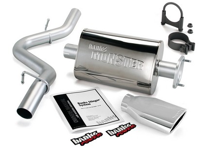 Banks Monster Exhaust System (Black Stainless Steel Tip)