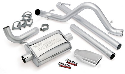 Banks Monster Exhaust System (Black Stainless Steel Tip)