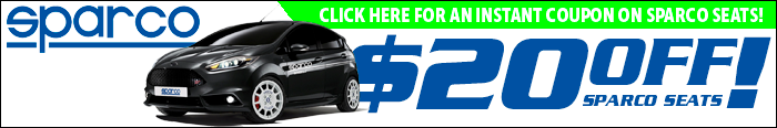 $20 off any Sparco seats