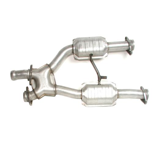 BBK Exhaust Pipes - Extractor Series 2-1/2 Inch Short X-Style w/ Converters