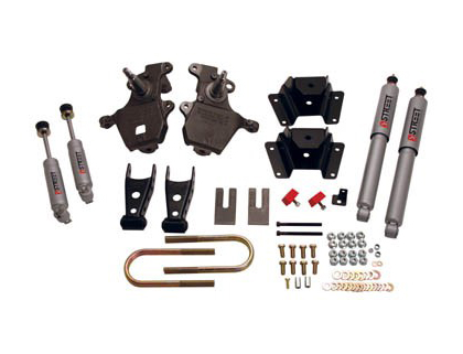 Belltech Stage 2 Lowering Kit w/ Street Performance Shocks (Front Lowering: 2