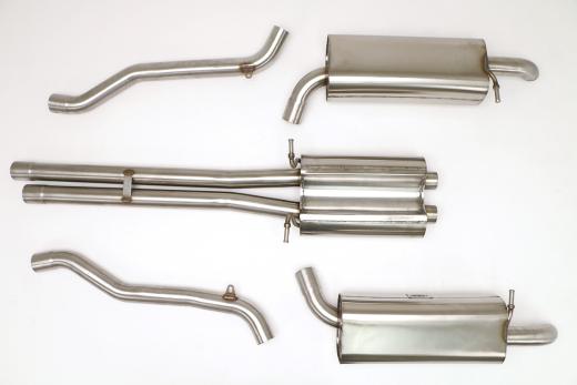 B&B Performance Catback Exhaust System, Stealth Tips.