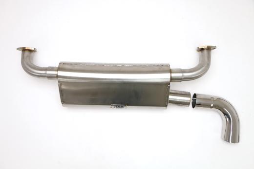 B&B Performance Carrera 2/4 Muffler for B&B Header Single Outlet 3