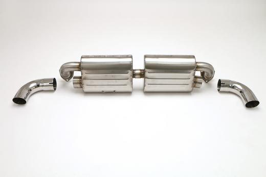 B&B Performance Carrera 2/4 Muffler for B&B Header Twin Outlet 3