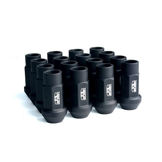 Blox Racing Forged AL7075 Lug Nut Set - 12 x 1.25mm (Black)