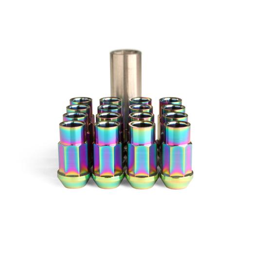 Blox Racing 7-Sided Forged Titanium Lug Nuts - 12x1.5