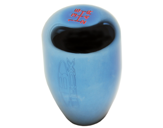 Blox Racing Limited Series 5-Speed Billet Shift Knob - 10 x 1.5mm (Electric Blue)