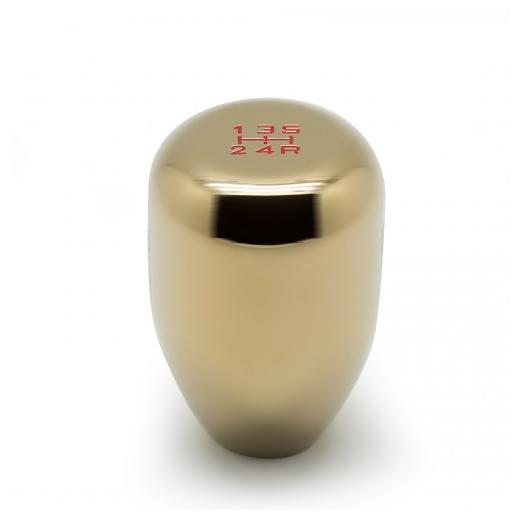 Blox Racing Limited Series 6-Speed Billet Shift Knob - 10 x 1.5mm (24K Gold)