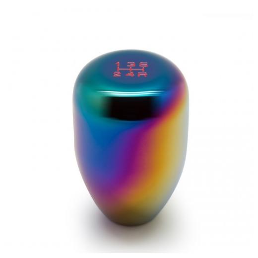 Blox Racing Limited Series 6-Speed Billet Shift Knob - 10 x 1.5mm (Neo Chrome)