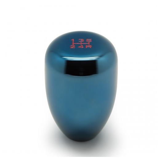 Blox Racing Limited Series 6-Speed Billet Shift Knob - 10 x 1.5mm (Electirc Blue)