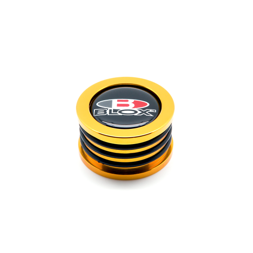 Blox Racing Version 2 Billet Cam Seal with Logo Insert (Gold)