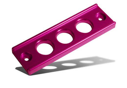 Blox Racing Billet Battery Tiedown - Purple