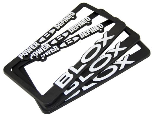 Blox Racing License Plate Frame (White Logo)