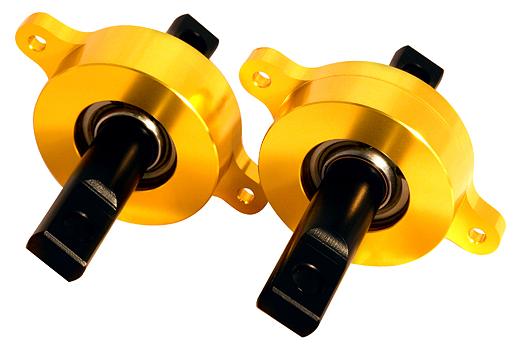 Blox Racing Spherical Bearing Kit for Rear Trailing Arm (Gold)