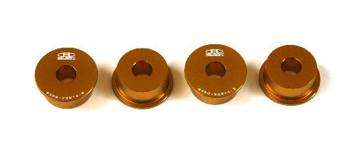 Blox Racing Steering Rack Rigid Bushing Kit (Gold)