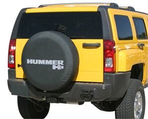 Boomerang Enterprises 32/33' Non-reflective Tire Cover - Hummer H3 Logo