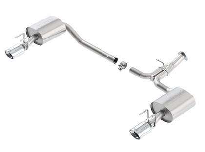 Borla Single Split Exhaust - Rear