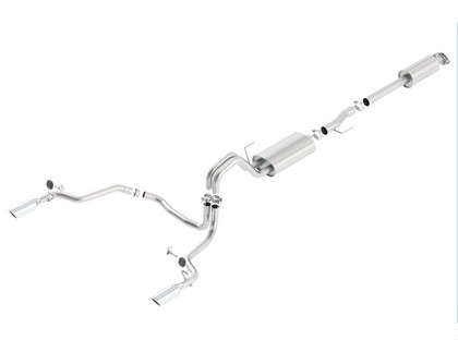 Borla Cat Back Exhaust - S-Type , Single Split Rear Exit