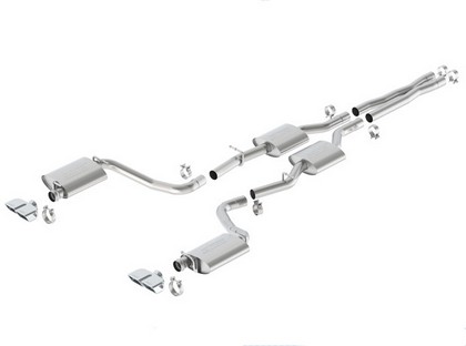 Borla Cat Back Exhaust - S-Type , Dual Split Rear Exit