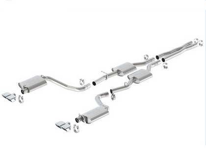 Borla Cat Back Exhaust - Dual Split Rear Exit