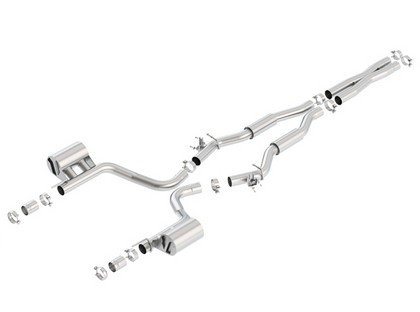 Borla Cat Back Exhaust - S-Type , Single Split Rear Exit