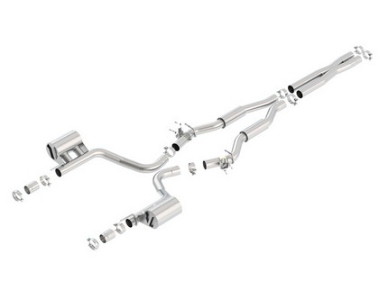 Borla Cat Back Exhaust - S-Type , Single Split Rear Exit