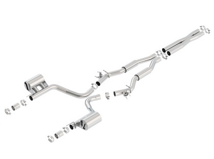 Borla Cat Back Exhaust - S-Type , Single Split Rear Exit