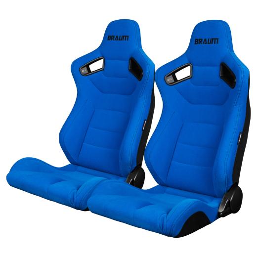 Elite Series Sport Seats - Blue Cloth (Black Stitching)