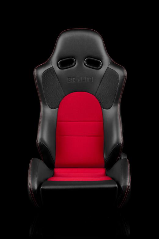 Braum Racing Advan Series Racing Seats - Red Stitches