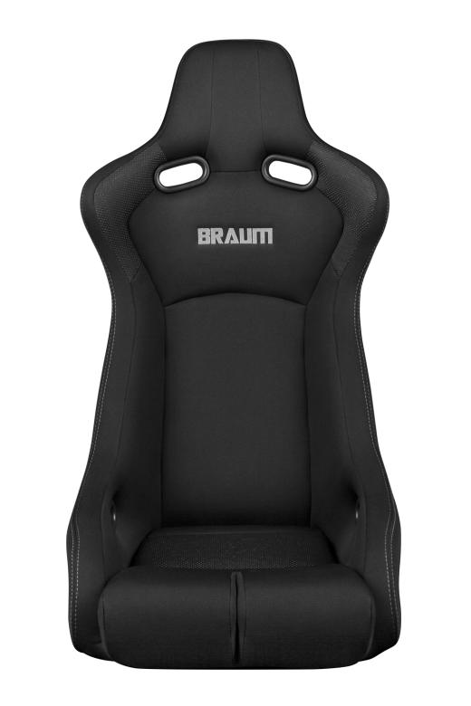 Venom-R Series Fixed Back Bucket Seat - Black Cloth / Carbon Fiber