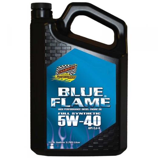 Champion 5w-40 API/CJ4 Full Synthetic Blue Flame Diesel Motor Oil - Quart (Case)