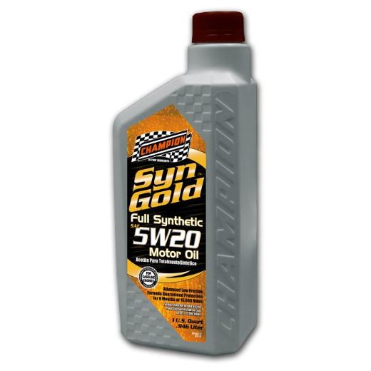 Champion SynGold Synthetic 5W-20 SN/GF-5 - Quart