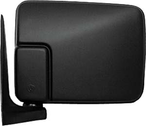 CIPA Manual Remote Mirror - Driver Side Foldaway Non-Heated (Black)