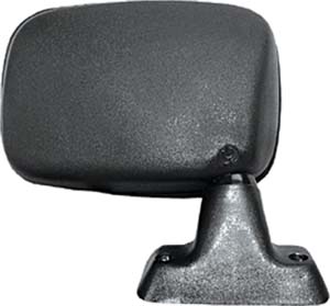 CIPA Manual Remote Mirror - Passenger Side Foldaway Non-Heated (Black)