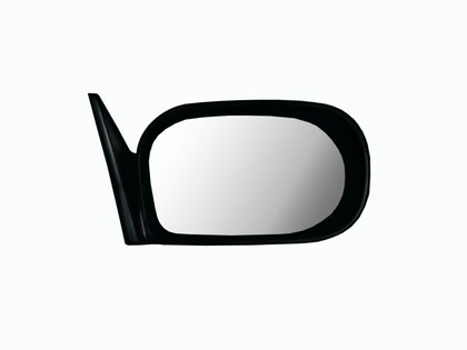 CIPA Manual Remote Mirror - Passenger Side Foldaway Non-Heated - (Black)