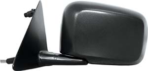 CIPA Manual Remote Mirror - Driver Side Foldaway Non-Heated (Black)