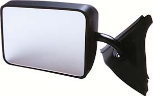 CIPA Manual Remote Mirror - Driver Side Foldaway Non-Heated (Black)