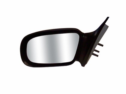 CIPA Manual Remote Mirror - Driver Side Non-Foldaway Non-Heated (Black)