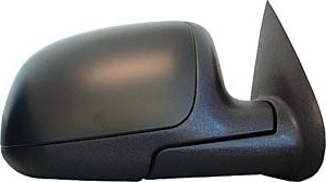 CIPA Manual Remote Mirror - Passenger Side Foldaway Non-Heated (Black Cap)