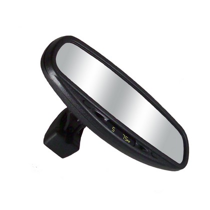 CIPA Wedge Base Auto Dimming Rearview Mirror with Compass and Temperature